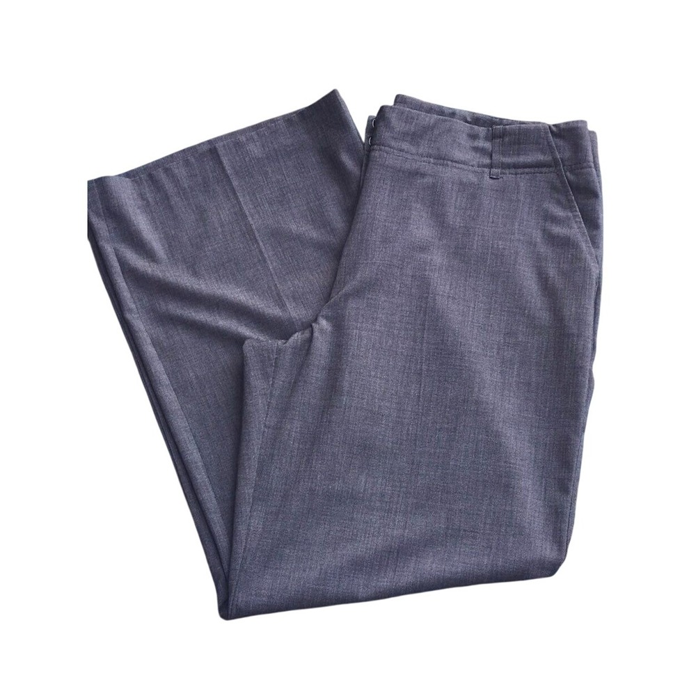 Womens Career Dress Pants Trouser Dark Gray Work Office Business Casual